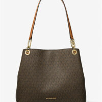 KENSINGTON – Grand cabas à logo Signature – Bronze1