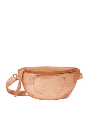 LINO BANANE  CHÈVRE LAMÉ ROSE GOLD