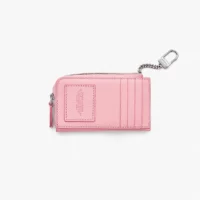 THE LEATHER TOP ZIP MULTI WALLET - RIBBON PINK 1