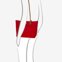 Grand sac Sportina 2 en 1 en nylon - Rouge7