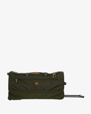 Grand sac muni de grandes roues en tissu recyclé - Olive