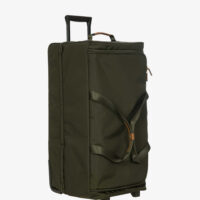 Grand sac muni de grandes roues en tissu recyclé - olive2