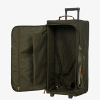 Grand sac muni de grandes roues en tissu recyclé - olive5