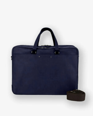 ITHAQUE - REPORTER 3 COMPARTIMENTS <br> SAC BUSINESS - PORTE ORDINATEUR - marine
