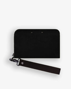 MÉLÉAGRE <br> POCHETTE COMPAGNON, 8 CB, 2 papiers, monnaie, billets - Noir