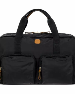 Petit sac polochon multipoches en nylon - Black