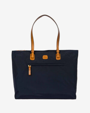 Sac cabas en nylon avec détails en cuir Bric's X-Travel