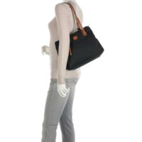 Sac shopping moyen en nylon - Noir4