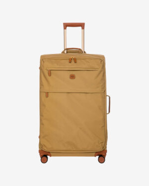 Valise trolley XL 77 cm en nylon - Havane