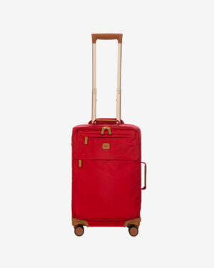 Valise trolley de cabine 55 cm en nylon - Rouge