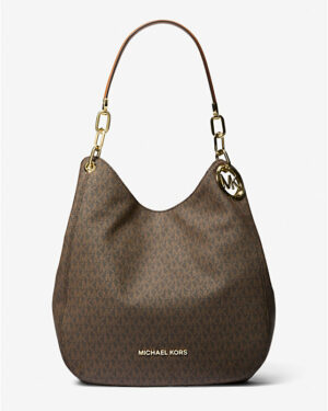 LILLIE <br> Grand sac porté épaule avec logo