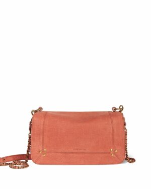 BOBI  Taurillon Imprimé Croco Terracotta
