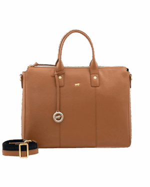 HANNA <br> BUSINESS TOTE - cognac