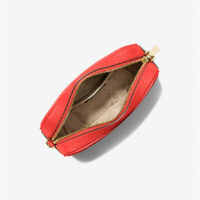 Jet Set Medium Pebbled Leather Crossbody Bag - Burnt Sienna6