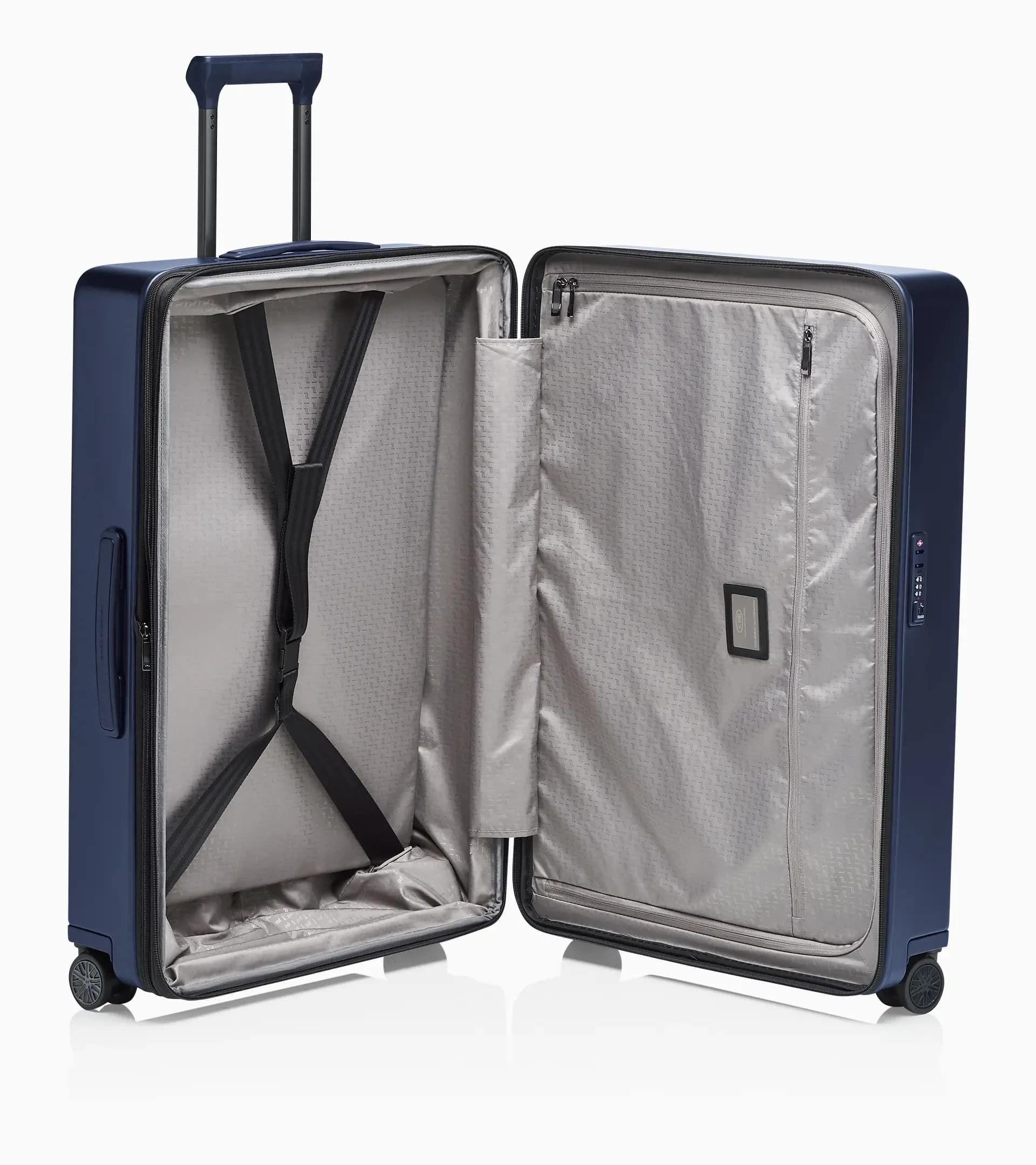 Roadster Hardcase 4W Valise L - Bleu Mat1