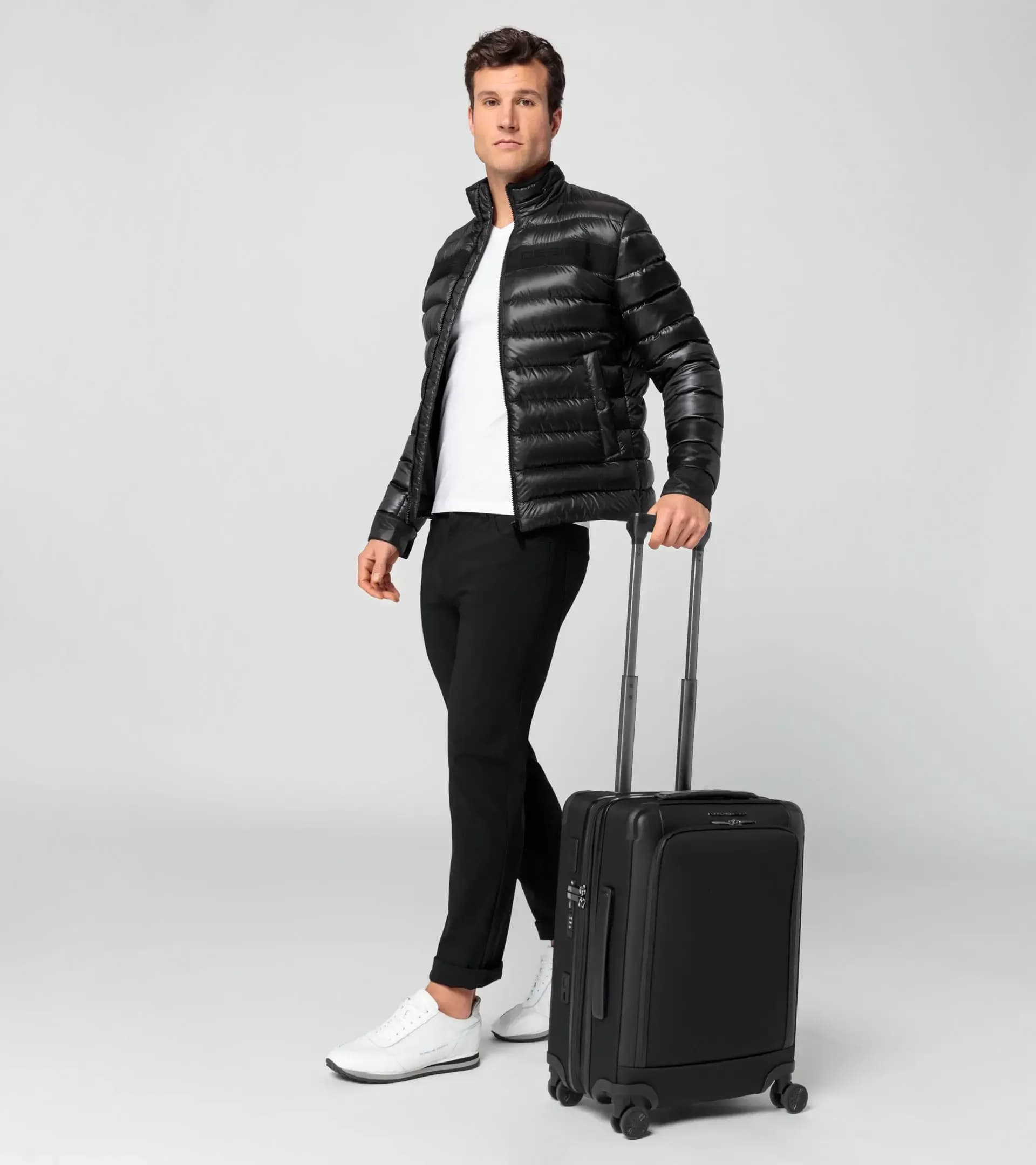 Roadster Nylon 4W Trolley S+ - Noir Mat4