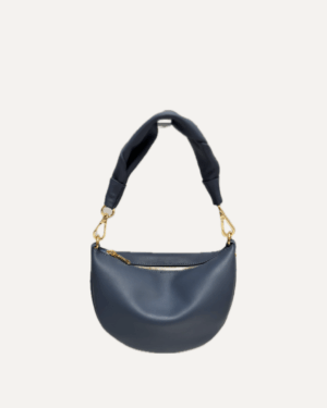 THE BABY GONDOLA BAG <br> Sac en cuir de vache - Azul