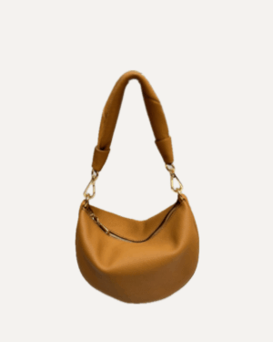 THE BABY GONDOLA BAG <br> Sac en cuir de vache - Caramelo