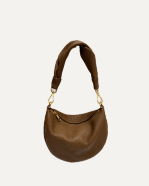 THE BABY GONDOLA BAG <br> Sac en cuir de vache - Marron