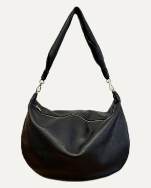 THE MAXI GONDOLA BAG <br> Sac en cuir de vachette - Negro
