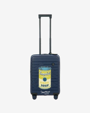Trolley de cabine extensible B|Y  <br> édition Andy Warhol Campbell's - Oceano (Bleu marine)