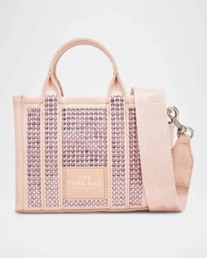 THE CRYSTAL CANVAS <br> CROSSBODY TOTE BAG