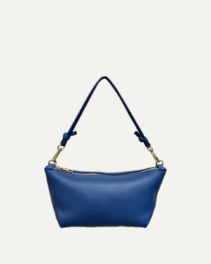 THE MINI MARINA BAG <br>Sac en cuir de vachette - Azul