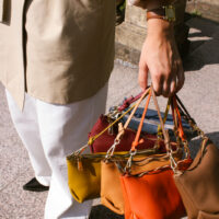 THE MINI MARINA BAG - NARANJA4