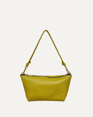 THE MINI MARINA BAG <br>Sac en cuir de vachette - Oliva