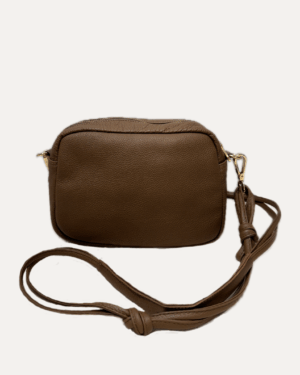 THE MINI SABELA BAG <br> Sac en cuir de vachette - Marron