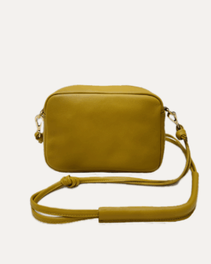 THE MINI SABELA BAG <br> Sac en cuir de vachette - Oliva