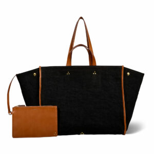 LÉON L <br> TOILE LIN NOIR