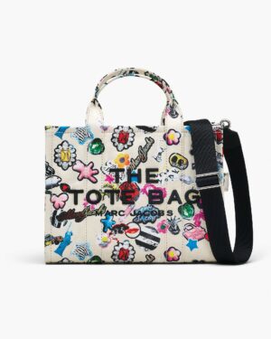 THE STICKER CANVAS  MEDIUM TOTE BAG