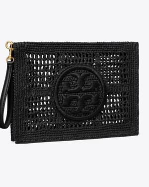 ELLA • Pochette crochetée à la main - Noir