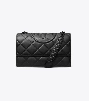 FLEMING • PETIT SAC PORTÉ ÉPAULE CONVERTIBLE EN CUIR GRAINÉ POLI