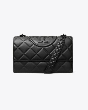 FLEMING • PETIT SAC PORTÉ ÉPAULE CONVERTIBLE EN CUIR GRAINÉ POLI