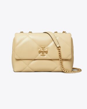 PETIT SAC PORTÉ ÉPAULE CONVERTIBLE KIRA À MATELASSAGE LOSANGE - Vanille