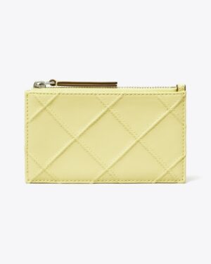 FLEMING • PORTE-CARTES ZIPPÉ EN CUIR SOUPLE - Frozen Zest