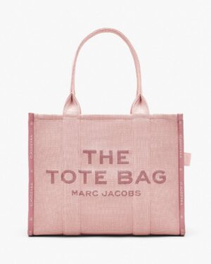 THE JACQUARD  LARGE TOTE BAG - Rose