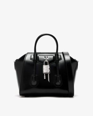 ANTIGONA • SAC LOCK MINI - Noir