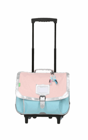 Mia • Cartable trolley bicolore • 38cm