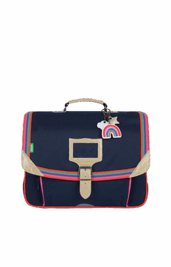 Leila • Cartable bleu marine • 38cm