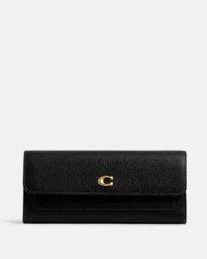 Long portefeuille à rabat Mila