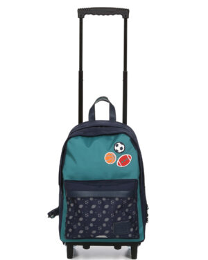 Alexandre · Sac à dos trolley vert L - 2 compartiments