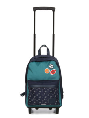 Alexandre · Sac à dos trolley vert L - 2 compartiments