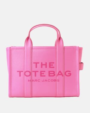 THE LEATHER • Medium tote bag Bow pink