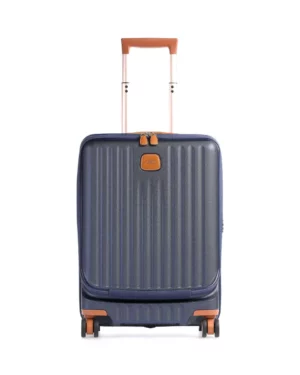 CAPRI • Valise 4 roues 55 cm • Poche Frontale - Bleu