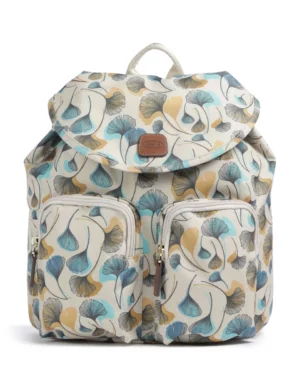 X-collection • Petit sac à dos de ville en nylon - Fleurs