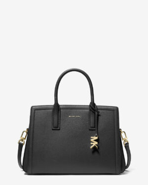 LAILA  Sac de taille moyenne en cuir - Noir