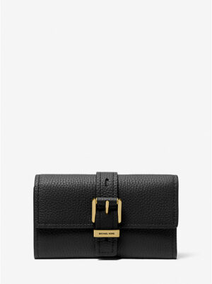 NOLITA <br> Portefeuille de taille moyenne en cuir grainé à trois volets